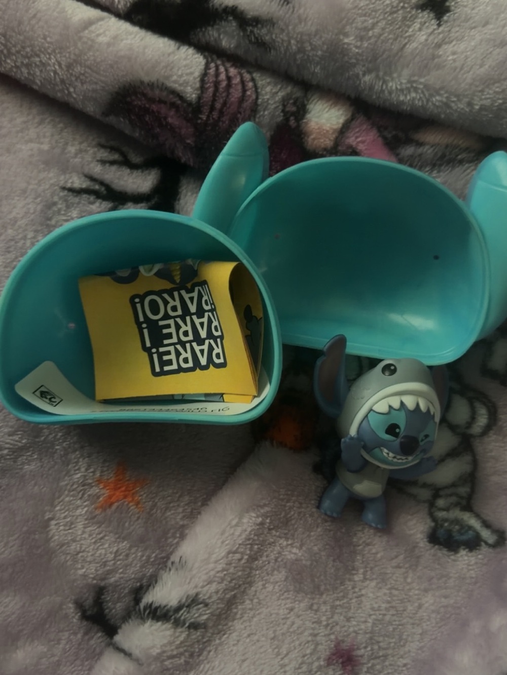 Disney Stitch Shark Costume Blind Capsule Toy - Blue Collectible